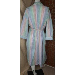 Vintage Perry Ellis cotton robe one size